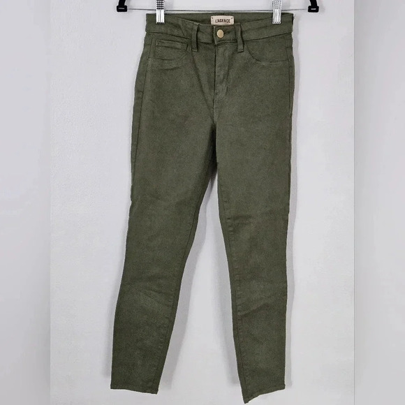 L'agence Margot high rise skinny jean in olive green size 25 - Picture 1 of 4